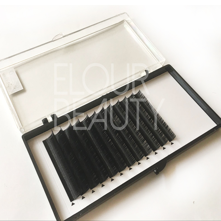 Soft matte ellipse flat best lash extensions EJ46